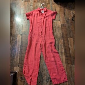 Hemp hot pink jumpsuit